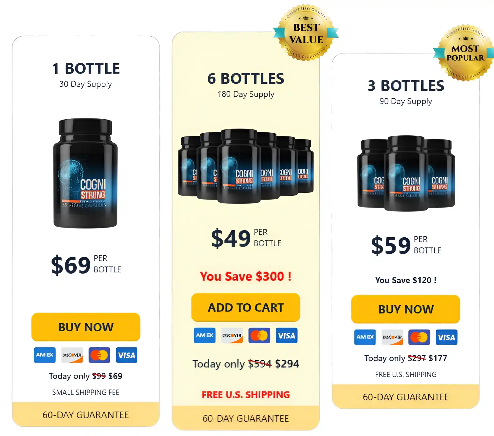 CogniStrong pricing